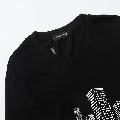 Футболка Emporio Armani Print Of The City "Black" фото № 3