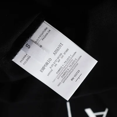 Футболка Emporio Armani Print Of The City "Black" фото № 7