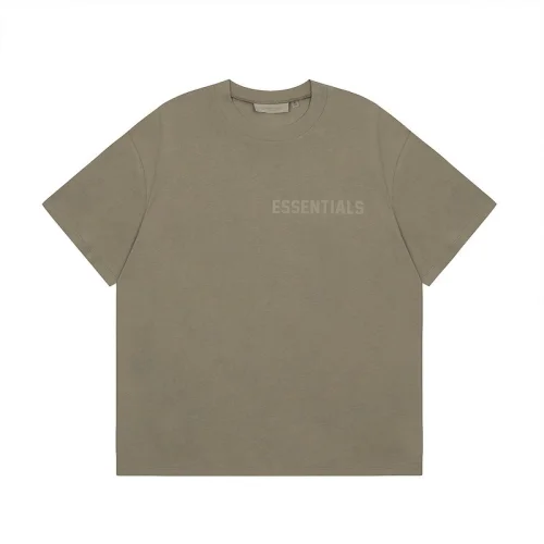 Футболка Fear Of God With A Text Logo "Brown/Gray"