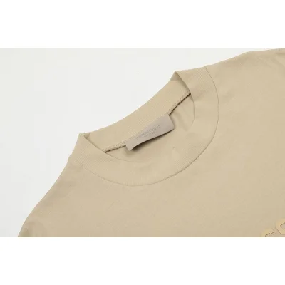 Футболка Fear Of God With Text "Beige" фото № 4