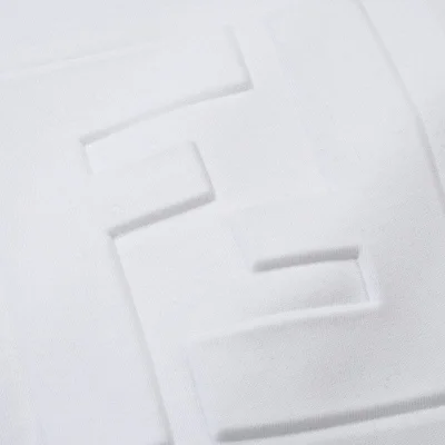 Футболка Fendi Logo Embossing Style "White" фото № 7