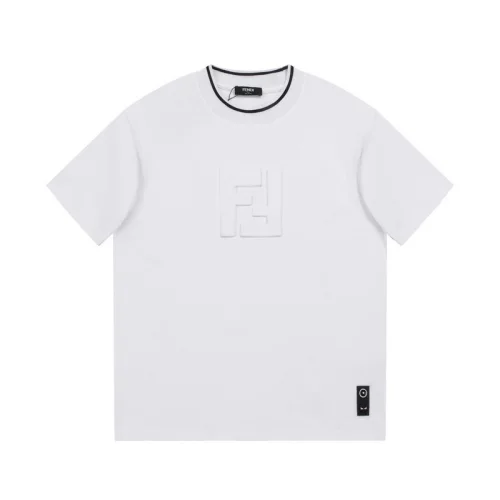 Футболка Fendi Logo Embossing Style "White"