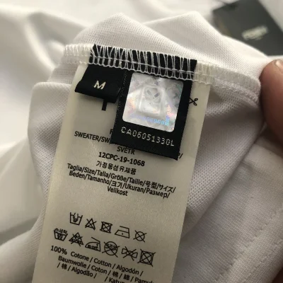 Футболка Fendi With Logo Of Woven Letters "White" фото № 7