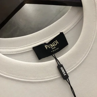 Футболка Fendi Eyes "White" фото № 6