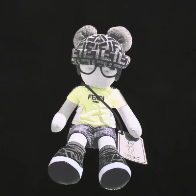 Футболка Fendi Stylish Doll "Black" фото № 3