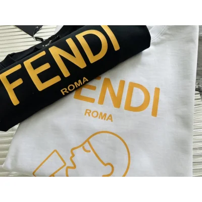 Футболка Fendi Drinking Man Print "Black" фото № 6