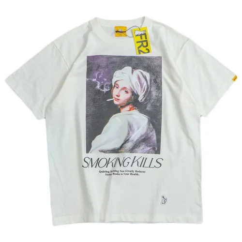 Футболка FR2 Woman With Cigarette "White"