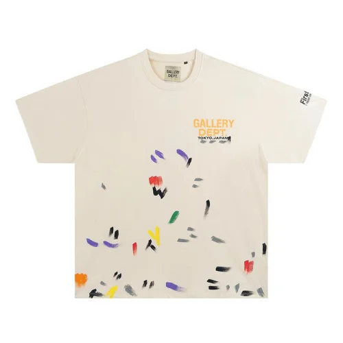 Футболка Gallery Dept. Paint Splatter "Cream"