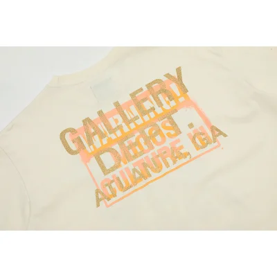 Футболка Gallery Dept Print With Burning Skulls "Cream" фото № 7