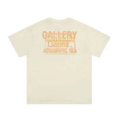Футболка Gallery Dept Print With Burning Skulls "Cream" фото № 6