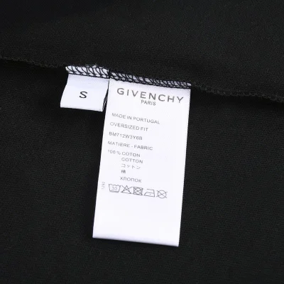 Футболка Givenchy Large Logo Print - Cotton "Black" фото № 2