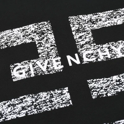 Футболка Givenchy Large Logo Print - Cotton "Black" фото № 4