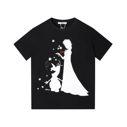 Футболка Givenchy X Disney Cold Heart "Black"