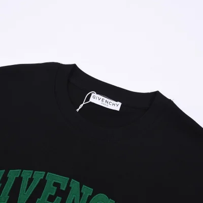 Футболка Givenchy With Green Logo "Black" фото № 3