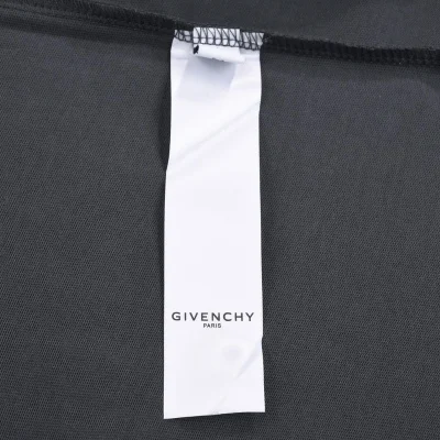 Футболка Givenchy Logo With Rhinestones "Gray" фото № 5