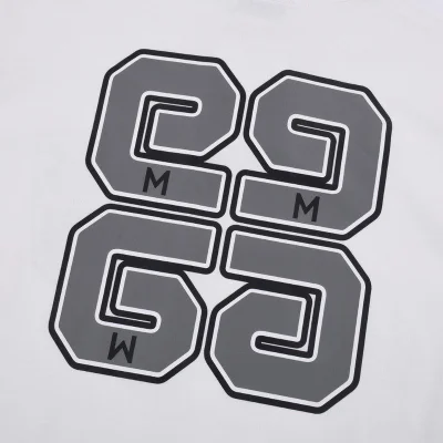 Футболка Givenchy With Logo And Number 52 "White" фото № 4