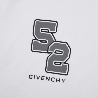 Футболка Givenchy With Logo And Number 52 "White" фото № 2