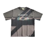 Футболка Gucci With An Interesting Print "Gray"