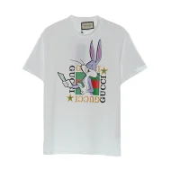 Футболка Gucci With Rabbit Print With Money "White"