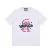 Футболка Gucci With A Feline Print "White"