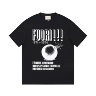 Футболка Gucci With Graphic Bomb Print "Black"