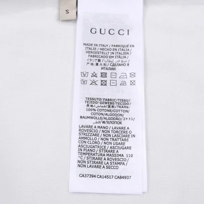 Футболка Gucci Tape "White" фото № 3 Футболка Gucci Tape "White" фото № 3