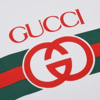 Футболка Gucci Tape "White" фото № 5 Футболка Gucci Tape "White" фото № 5