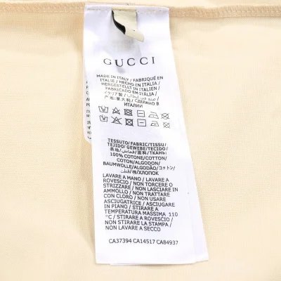 Футболка Gucci Panda In Blindfold "Cream" фото № 2