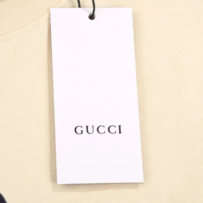 Футболка Gucci Panda In Blindfold "Cream" фото № 7