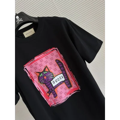 Футболка Gucci Purple Cat "Black" фото № 3 Футболка Gucci Purple Cat "Black" фото № 3