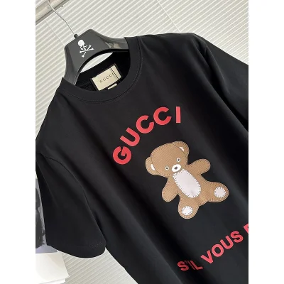 Футболка Gucci Sil Vous Plait "Black" фото № 2