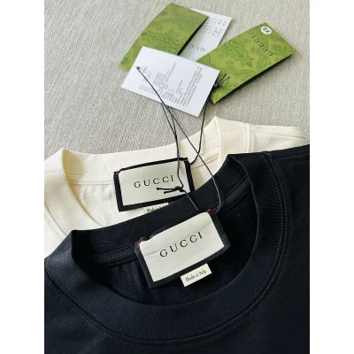 Футболка Gucci Sil Vous Plait "Black" фото № 5