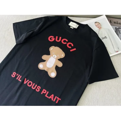 Футболка Gucci Sil Vous Plait "Black" фото № 6