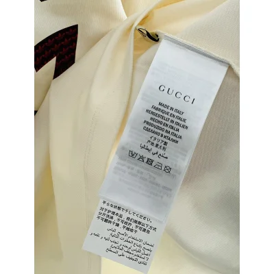 Футболка Gucci With Large Purple Brand Logo "Cream" фото № 4