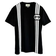 Футболка Gucci Vertical Stripes And Logo Футболка Gucci Vertical Stripes And Logo
