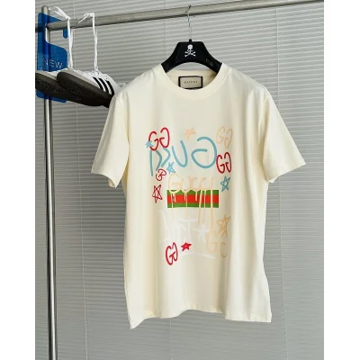 Футболка Gucci With An Image "Cream" фото № 2