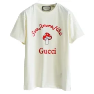 Футболка Gucci With A Fly Agaric Print "Cream"