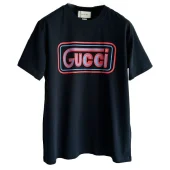 Футболка Gucci With Red Blue Logo "Black"