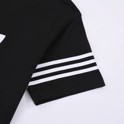 Футболка Gucci X Adidas Big Logo "Black" фото № 7