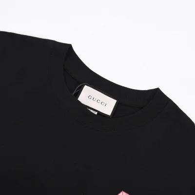 Футболка Gucci Big Logo "Black" фото № 5