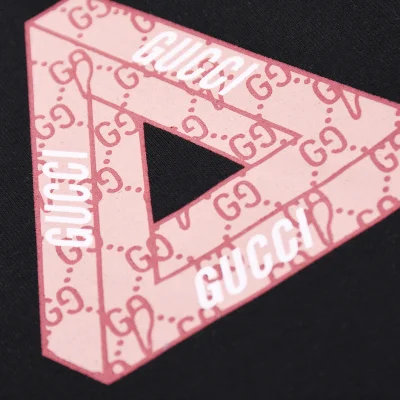 Футболка Gucci Big Logo "Black" фото № 4