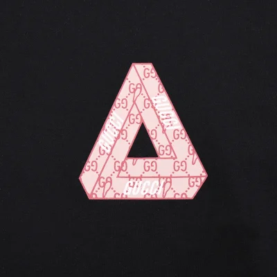 Футболка Gucci Big Logo "Black" фото № 3