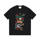 Футболка Gucci Print With Stars And Logo "Black"