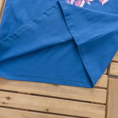 Футболка Hellstar Big Pink Front Inscription "Blue" фото № 7