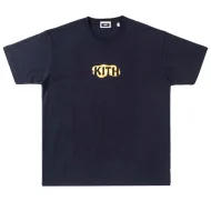 Футболка Kith Flame Logo "Navy Blue"
