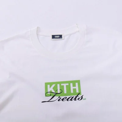 Футболка Kith Logo Treats Green "White" фото № 3