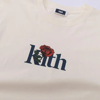 Футболка Kith Roses "Cream" фото № 3
