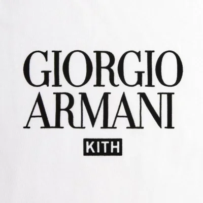 Футболка Giorgio Armani x Kith Logo "White" фото № 3 Футболка Giorgio Armani x Kith Logo "White" фото № 3
