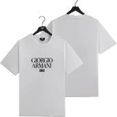 Футболка Giorgio Armani x Kith Logo "White"