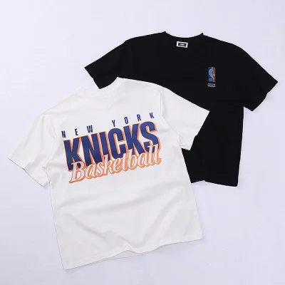 Футболка Kith Knicks Retro "Black" фото № 8